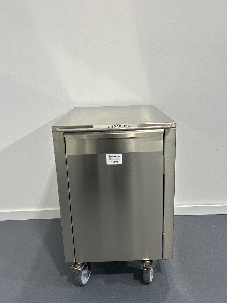 Image of Stainless Steel Cabinet on Wheels